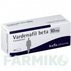 ВАРДЕНАФИЛ (VARDENAFIL) 10 мг таблетки 24 шт - Варденафил BETAPHARM