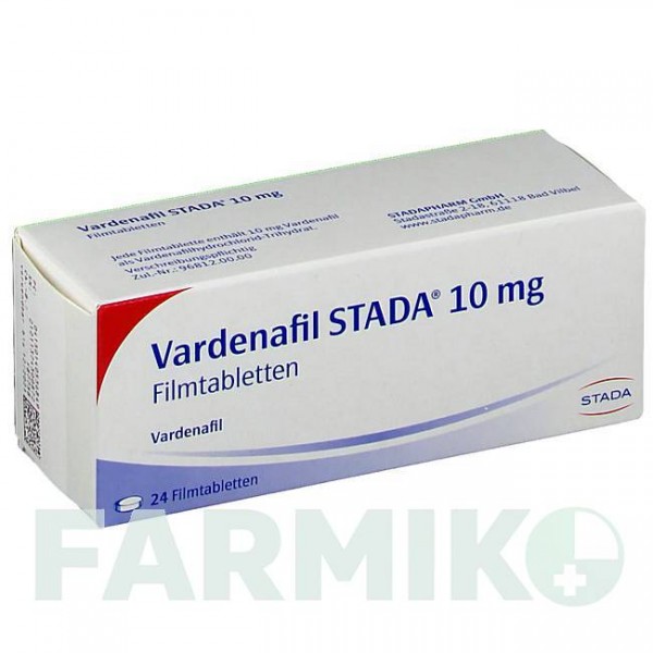 ВАРДЕНАФИЛ (VARDENAFIL) 10 мг таблетки 24 шт - Варденафил STADAPHARM