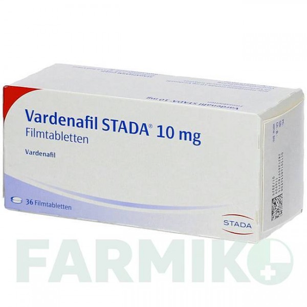 ВАРДЕНАФИЛ (VARDENAFIL) 10 мг таблетки 36 шт - Варденафил STADAPHARM