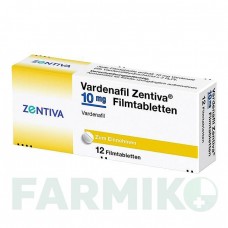 ВАРДЕНАФИЛ (VARDENAFIL) 10 мг таблетки 12 шт - Варденафил ZENTIVA