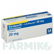 ВАРДЕНАФИЛ (VARDENAFIL) 20 мг таблетки 8 шт - Варденафил 1 A PHARMA