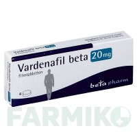 ВАРДЕНАФІЛ (VARDENAFIL) 20 мг таблетки 4 шт - Варденафіл BETAPHARM