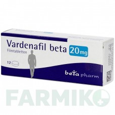 ВАРДЕНАФИЛ (VARDENAFIL) 20 мг таблетки 12 шт - Варденафил BETAPHARM