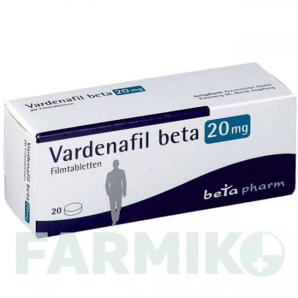 ВАРДЕНАФИЛ (VARDENAFIL) 20 мг таблетки 20 шт - Варденафил BETAPHARM