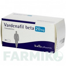 ВАРДЕНАФИЛ (VARDENAFIL) 20 мг таблетки 36 шт - Варденафил BETAPHARM