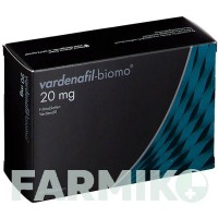 ВАРДЕНАФИЛ (VARDENAFIL) 20 мг таблетки 48 шт - Варденафил BIOMO PHARMA