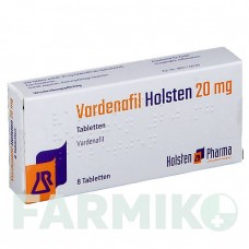 ВАРДЕНАФИЛ (VARDENAFIL) 20 мг таблетки 8 шт - Варденафил HOLSTEN PHARMA