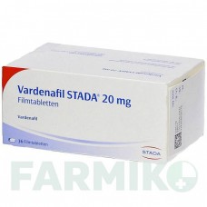 ВАРДЕНАФИЛ (VARDENAFIL) 20 мг таблетки 36 шт - Варденафил STADAPHARM