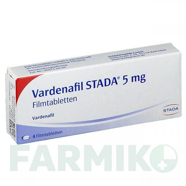 ВАРДЕНАФИЛ (VARDENAFIL) 5 мг таблетки 4 шт - Варденафил STADAPHARM