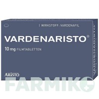 ВАРДЕНАРИСТО (VARDENARISTO) 10 мг таблетки 12 шт - Варденафил ARISTO PHARMA