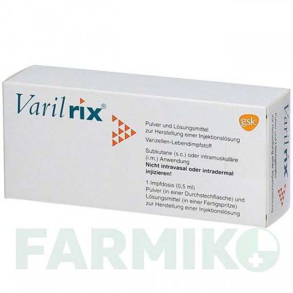 ВАРИЛРИКС (VARILRIX) порошок 10x1 шт - Варицелла живая вакцина AXICORP PHARMA