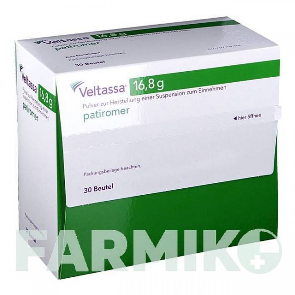 ВЕЛТАССА (VELTASSA) 16,8 г порошок 30 шт - Патиромер кальцію FRESENIUS