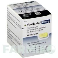 ВЕНКЛІКСТО (VENCLYXTO) 100 мг таблетки 7 шт - Венетоклакс ABBVIE