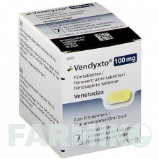 ВЕНКЛИКСТО (VENCLYXTO) 100 мг таблетки 7 шт - Венетоклакс ABBVIE