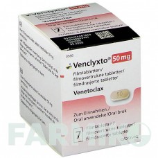 ВЕНКЛИКСТО (VENCLYXTO) 50 мг таблетки 7 шт - Венетоклакс ABBVIE