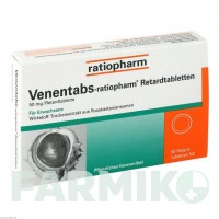 ВЕНЕНТАБС (VENENTABS) таблетки 50 шт - Плоди кінського каштана RATIOPHARM