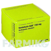 ВЕНЛАФАКСИН (VENLAFAXIN) 150 мг капсули 100 шт - Венлафаксин AAA - PHARMA