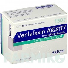 ВЕНЛАФАКСИН (VENLAFAXIN) 150 мг капсули 50 шт - Венлафаксин ARISTO PHARMA