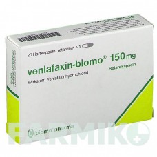 ВЕНЛАФАКСИН (VENLAFAXIN) 150 мг капсули 20 шт - Венлафаксин BIOMO PHARMA