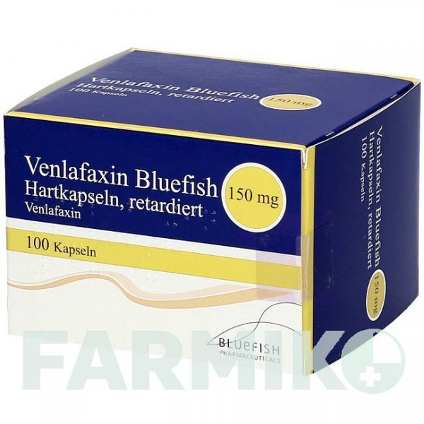 ВЕНЛАФАКСИН (VENLAFAXIN) 150 мг капсулы 14 шт - Венлафаксин BLUEFISH