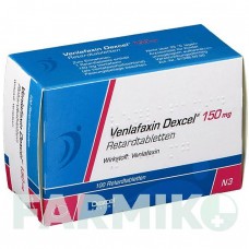 ВЕНЛАФАКСИН (VENLAFAXIN) 150 мг таблетки 100 шт - Венлафаксин DEXCEL PHARMA