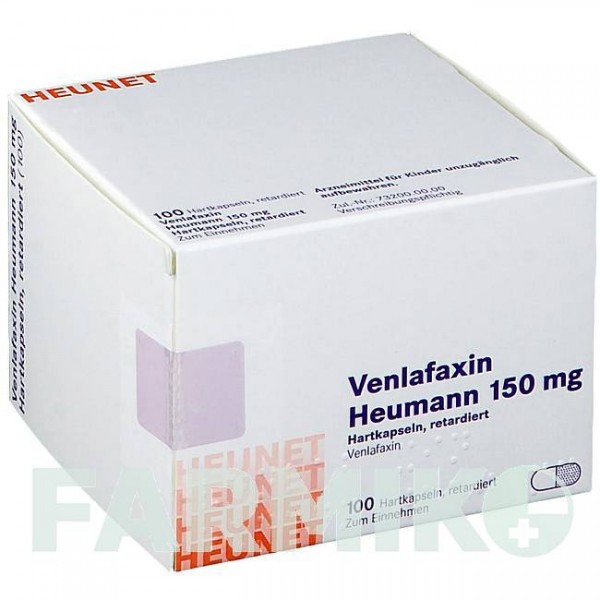 ВЕНЛАФАКСИН (VENLAFAXIN) 150 мг капсули 100 шт - Венлафаксин HEUNET PHARMA