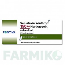 ВЕНЛАФАКСИН (VENLAFAXIN) 150 мг капсули 100 шт - Венлафаксин ZENTIVA