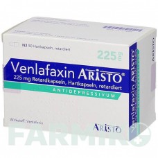 ВЕНЛАФАКСИН (VENLAFAXIN) 225 мг капсули 50 шт - Венлафаксин ARISTO PHARMA