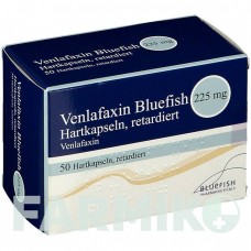 ВЕНЛАФАКСИН (VENLAFAXIN) 225 мг капсулы 50 шт - Венлафаксин BLUEFISH
