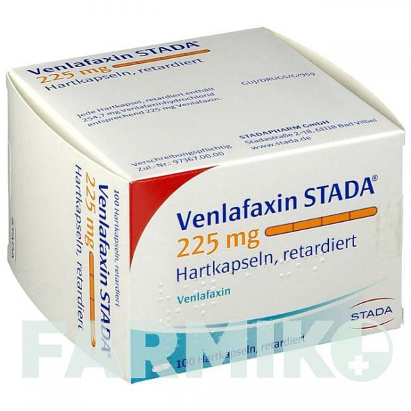 ВЕНЛАФАКСИН (VENLAFAXIN) 225 мг капсулы 100 шт - Венлафаксин STADAPHARM