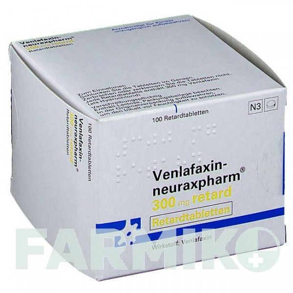ВЕНЛАФАКСИН (VENLAFAXIN) 300 мг таблетки 100 шт - Венлафаксин NEURAXPHARM