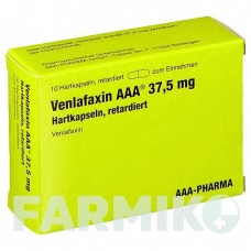 ВЕНЛАФАКСИН (VENLAFAXIN) 37,5 мг капсули 20 шт - Венлафаксин AAA - PHARMA