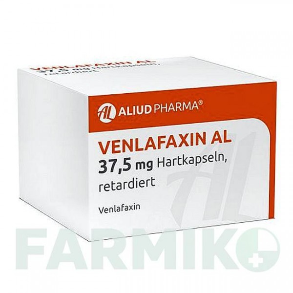 ВЕНЛАФАКСИН (VENLAFAXIN) 37,5 мг капсули 50 шт - Венлафаксин ALIUD PHARMA