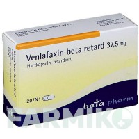 ВЕНЛАФАКСИН (VENLAFAXIN) 37,5 мг капсули 20 шт - Венлафаксин BETAPHARM