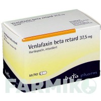 ВЕНЛАФАКСИН (VENLAFAXIN) 37,5 мг капсулы 50 шт - Венлафаксин BETAPHARM