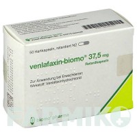 ВЕНЛАФАКСИН (VENLAFAXIN) 37,5 мг капсули 50 шт - Венлафаксин BIOMO PHARMA