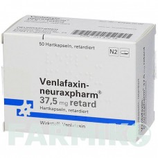 ВЕНЛАФАКСИН (VENLAFAXIN) 37,5 мг капсулы 50 шт - Венлафаксин NEURAXPHARM