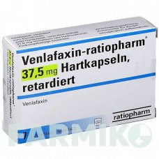 ВЕНЛАФАКСИН (VENLAFAXIN) 37,5 мг капсулы 7 шт - Венлафаксин RATIOPHARM