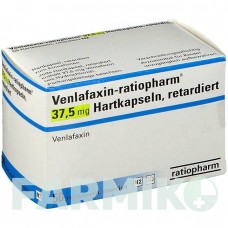 ВЕНЛАФАКСИН (VENLAFAXIN) 37,5 мг капсулы 50 шт - Венлафаксин RATIOPHARM