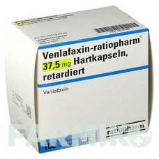 ВЕНЛАФАКСИН (VENLAFAXIN) 37,5 мг капсулы 100 шт - Венлафаксин RATIOPHARM