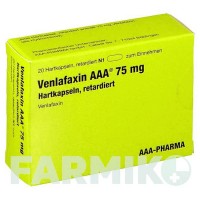 ВЕНЛАФАКСИН (VENLAFAXIN) 75 мг капсули 20 шт - Венлафаксин AAA - PHARMA