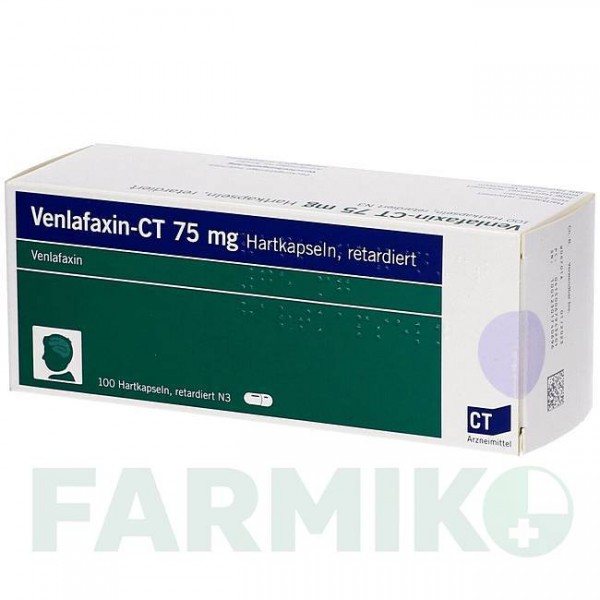 ВЕНЛАФАКСИН (VENLAFAXIN) 75 мг капсулы 100 шт - Венлафаксин ABZ PHARMA