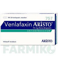 ВЕНЛАФАКСИН (VENLAFAXIN) 75 мг капсули 20 шт - Венлафаксин ARISTO PHARMA