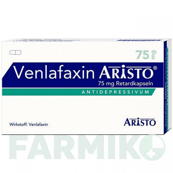 ВЕНЛАФАКСИН (VENLAFAXIN) 75 мг капсули 50 шт - Венлафаксин ARISTO PHARMA