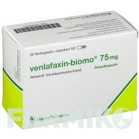 ВЕНЛАФАКСИН (VENLAFAXIN) 75 мг капсули 50 шт - Венлафаксин BIOMO PHARMA