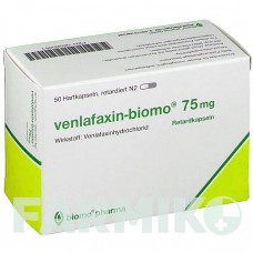 ВЕНЛАФАКСИН (VENLAFAXIN) 75 мг капсулы 50 шт - Венлафаксин BIOMO PHARMA