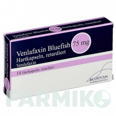 ВЕНЛАФАКСИН (VENLAFAXIN) 75 мг капсулы 14 шт - Венлафаксин BLUEFISH