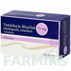 ВЕНЛАФАКСИН (VENLAFAXIN) 75 мг капсулы 50 шт - Венлафаксин BLUEFISH