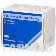 ВЕНЛАФАКСИН (VENLAFAXIN) 75 мг капсули 100 шт - Венлафаксин HENNIG
