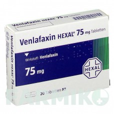 ВЕНЛАФАКСИН (VENLAFAXIN) 75 мг таблетки 20 шт - Венлафаксин HEXAL